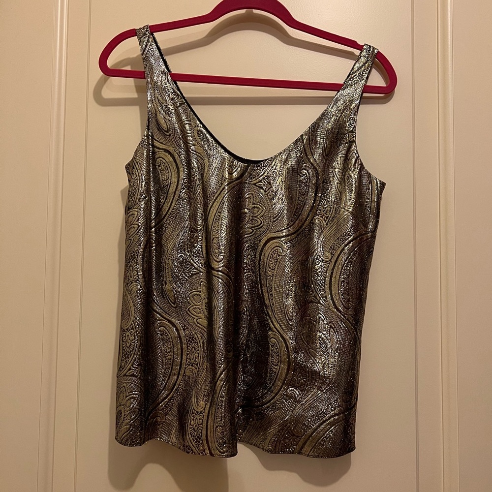 J Crew vintage gold top
